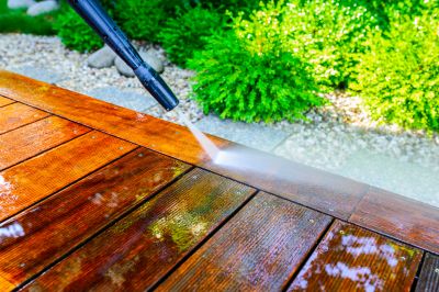 Deck Cleaning Process